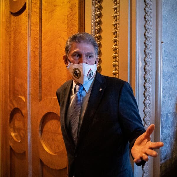Senator Joe Manchin, Democrat of West Virginia, has been one of the main holdouts on Mr. Biden’s ambitious climate legislation, and negotiations are ongoing.