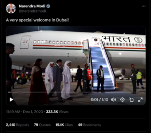 P.M Modi in Dubai