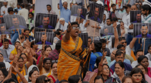 A recent AAP protest regarding AAP Chief & Delhi CM Arvind Kejriwal's arrest