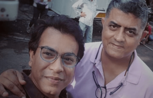 Selfie of Rudranil Ghosh & Gajraj Rao