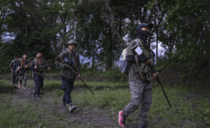 Kuki Militia patrol de facto frontline near Churachandpur