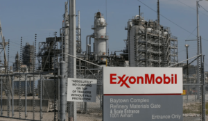 A view of the Exxon refinery in Baytown, Texas