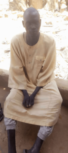 Garang Achien Akok, a 41-year-old refugee living in Al Lait camp, North Darfur 