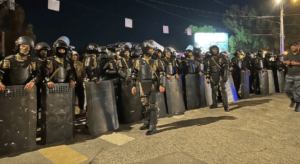 Thousands of riot police remained deployed in Bishkek, in case of further violence. AKIPress