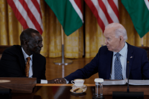 Kenya's President William Ruto met with U.S. President Joe Biden on Thursday during a routine visit.