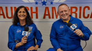 NASA astronauts Sunita “Suni” Williams and Barry “Butch” Wilmore. NASA