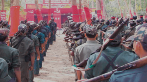 A view of a Naxalie/Maoist training camp in Chhattisgarh's Bijapur (2006). ANI